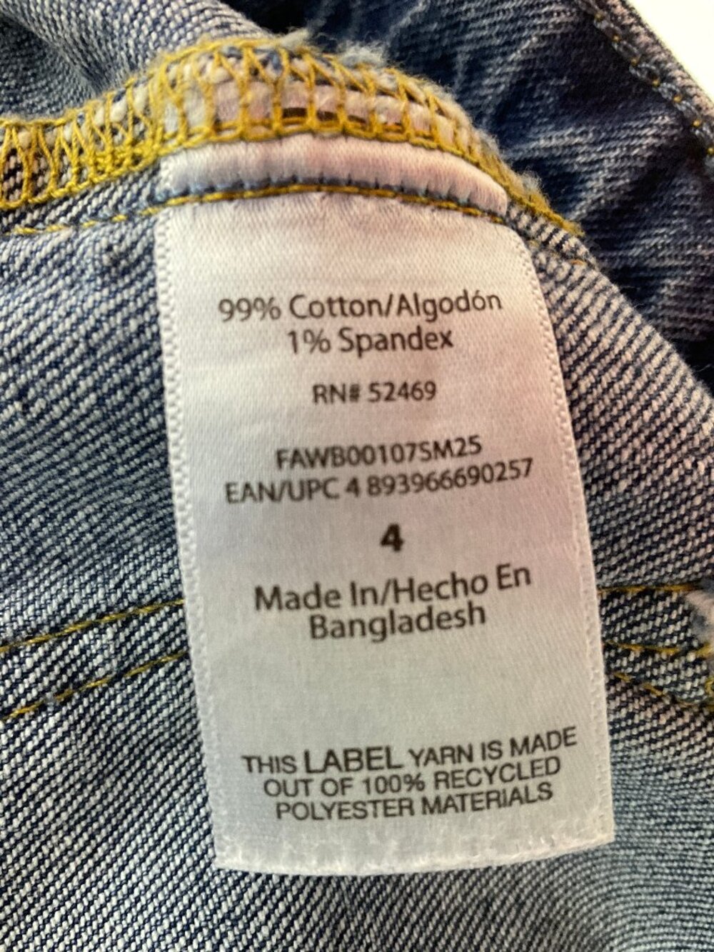 Free Assembly Size 4 Wide Leg Denim Jeans Womens - Picture 7 of 14